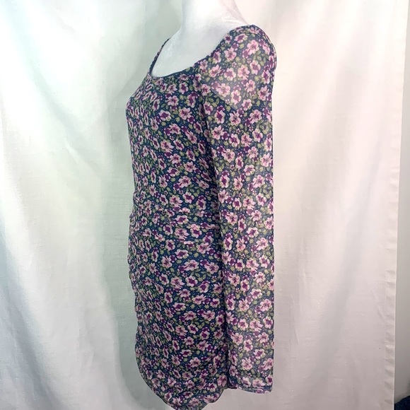 Altar'd State Floral Long Sleeve Bodycon Dress- NWT - Picture 8 of 16